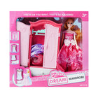 131-6 11 INCH DOLL W-WORDROBE