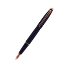 CROSS AT0116-23 CALAIS MATTE BLACK WITH ROSE GOLD FP