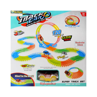 XC355B GLOW IN THE DARK TRACK CAR