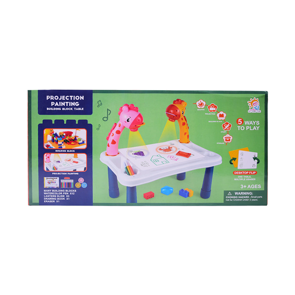 RFY222-28 PROJECTION PAINTING TABLE GIRAFFE