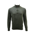 NAUTICA MEN L/S H-ZIPPER SWEATER SR5701 GRNS L (IRW)