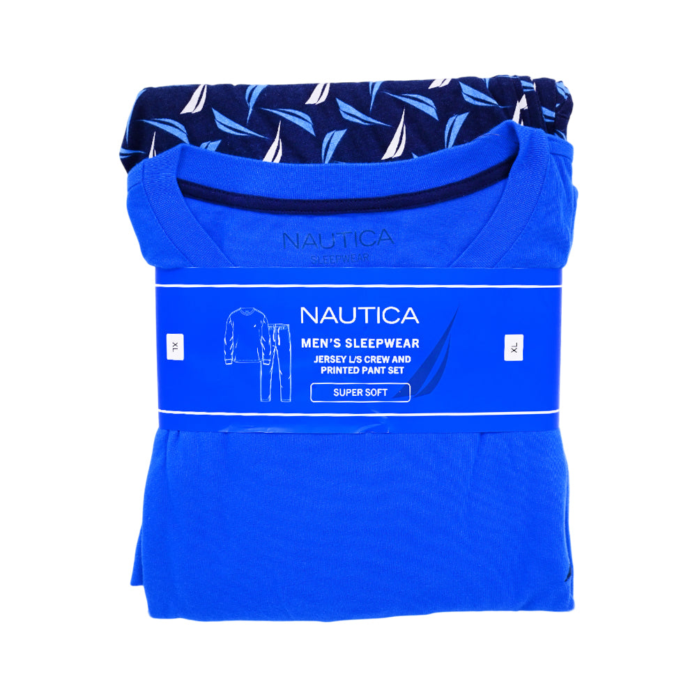NAUTICA MEN NIGHT SUIT FKJ 501 BLU L (IR)