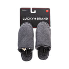 LUCKY BRAND MENS WARM SLIPPERS GRY  L (IRW)