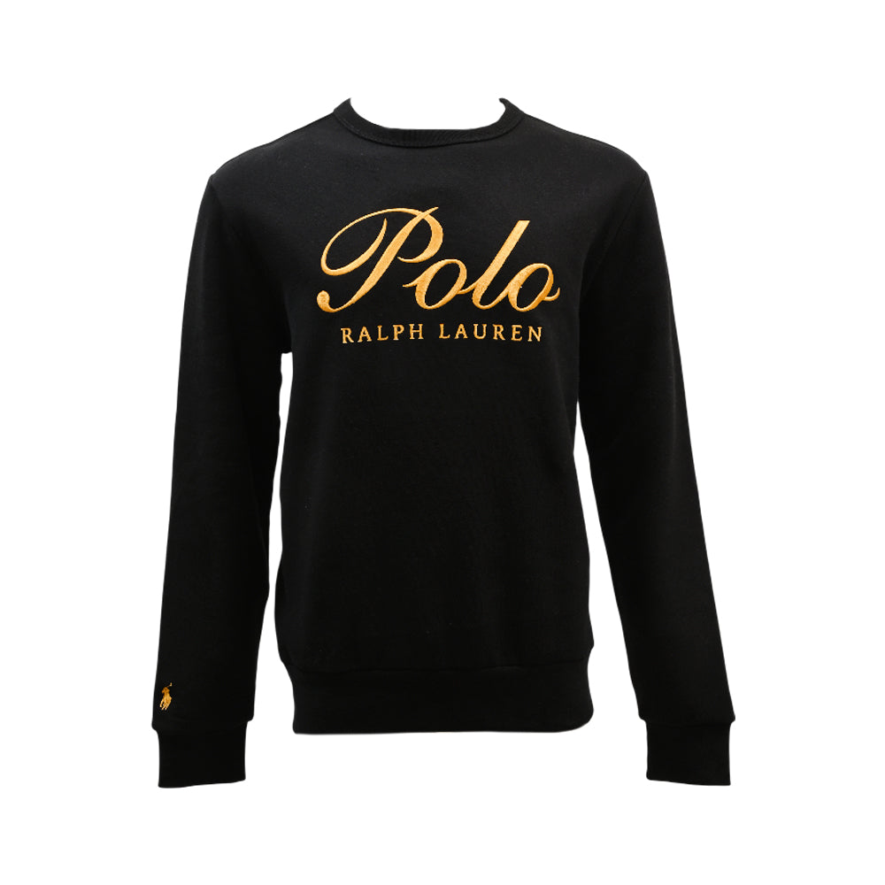 RL MEN L/S SWEAT SHIRT 937001 BLK L (IRW)