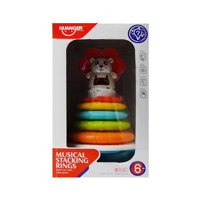 HE0294 HE MUSICAL BEAR STACKING RINGS