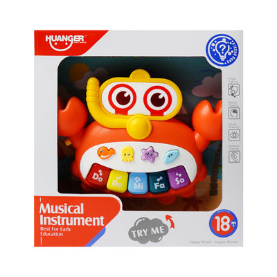 HE0535 HE MUSICAL INSTRUMENT SEA ANIMAL PIANO