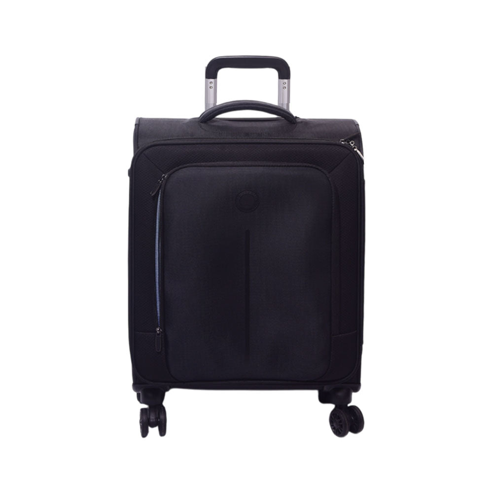 DELSEY TROLLEY CASE 20INCH BLACK CARACUS