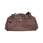 DUFFLE LEATHER SOFT BAG SMALL BROWN 6646