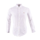 RL MEN L/S BUTTON DOWN SHIRT 870001 WHT L (IR)