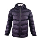 HEAT 32 MEN L/S PUFFER JACKET W-HOOD 4074PRT-0006 BLK M (IRW