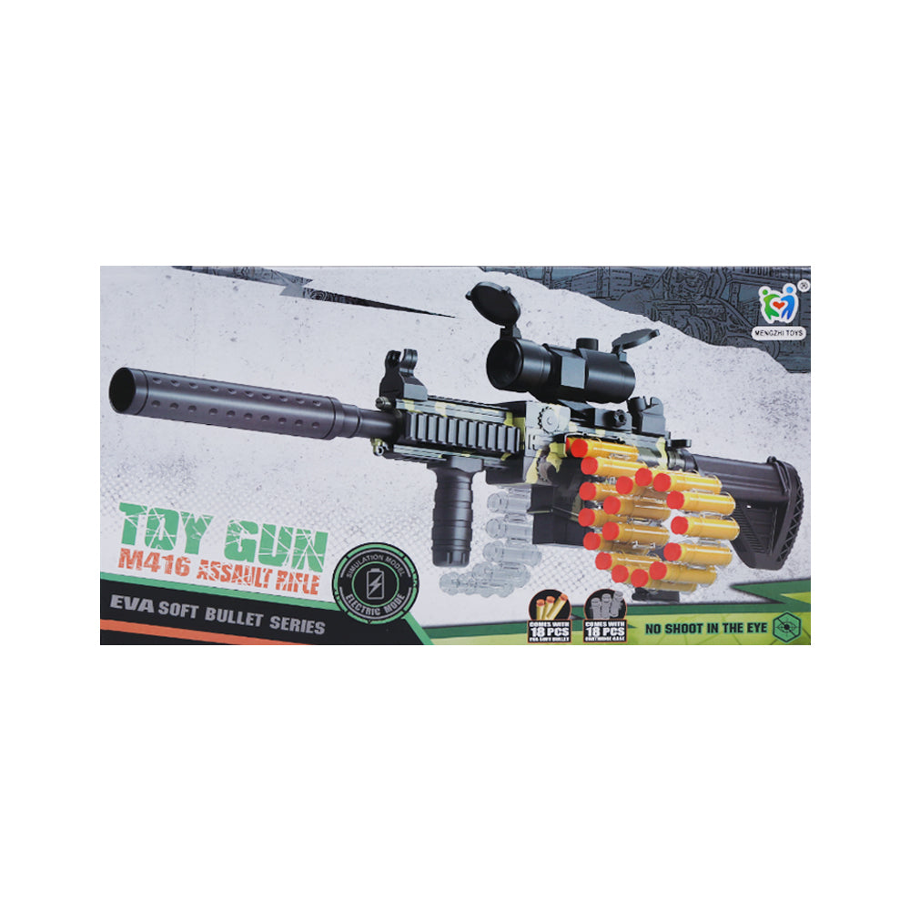 801G MUSICAL SOFT BULLET GUN M416 A.I