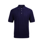 TH MEN S/S POLO SHIRT XM0342-AWS NVY L IRS