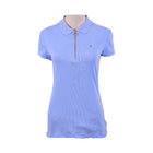 TH WOMEN S/S POLO SHIRT 76J1536-404 BLU M (IRS)