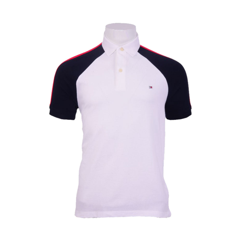 TH MEN S/S POLO SHIRT XM05160-100 WHT S (IR)