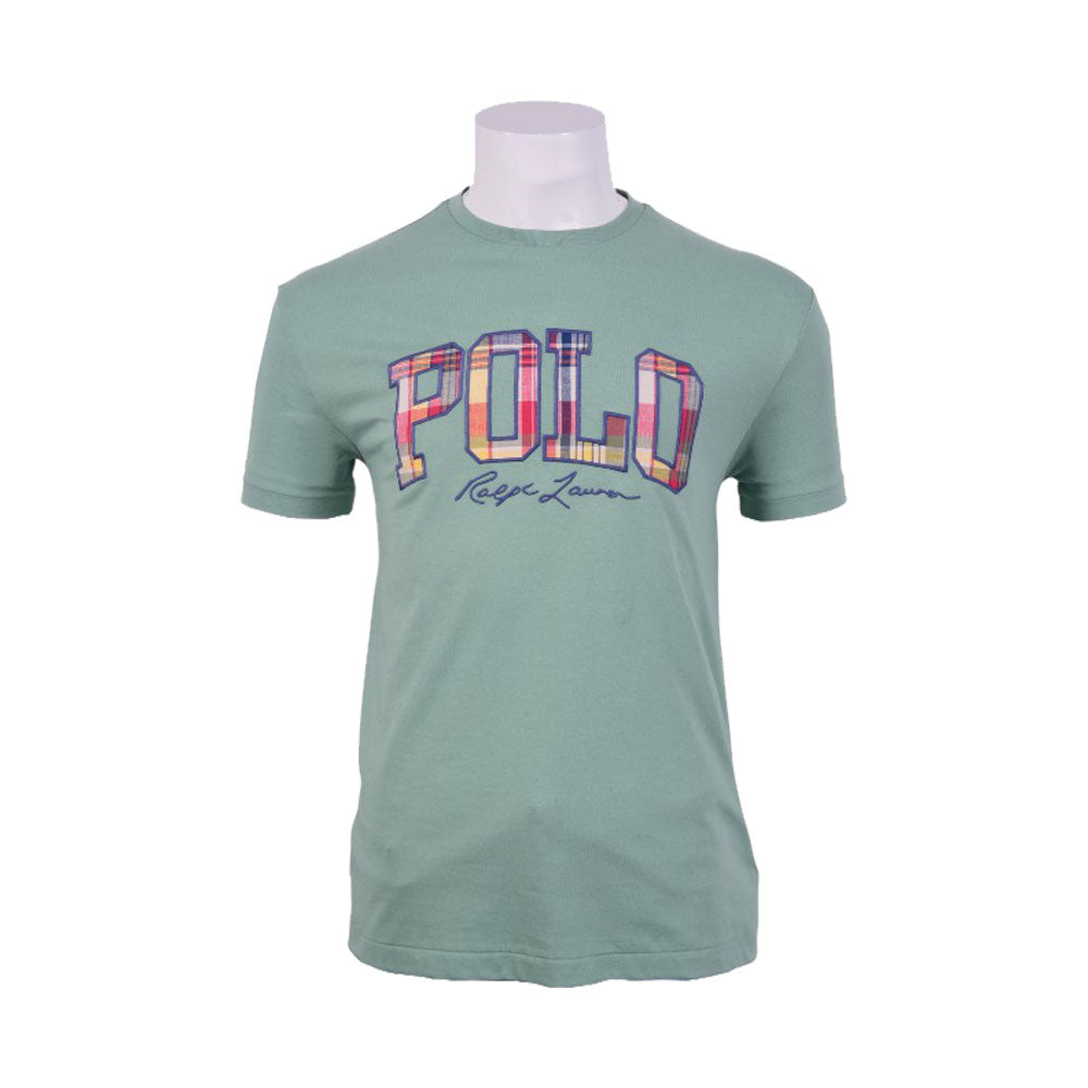 RL MEN S/S R.NECK SHIRT 422002 MINT S (IR)