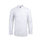 TH WOMEN L/S DRESS SHIRT 76J3231-301 GRN/WHT L IR