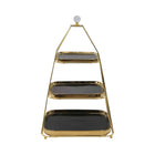 CAKE DISH 3TIRE ALMINA YDH2453 BLACK