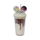 MUG WITH STRAW ACRYLIC IR DY270008-1 H3-5