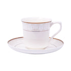 CUP & SAUCER BONE CHINA MORE & MORE HO005 AW (Pack of 6)