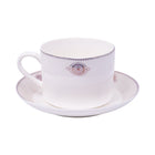 CUP & SAUCER BONE CHINA MORE & MORE ZS009 AW (Pack of 6)
