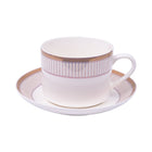 CUP & SAUCER BONE CHINA MORE & MORE ZS002 AW (Pack of 6)