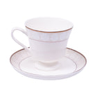 CUP & SAUCER BONE CHINA MORE & MORE HS005 AW (Pack of 6)