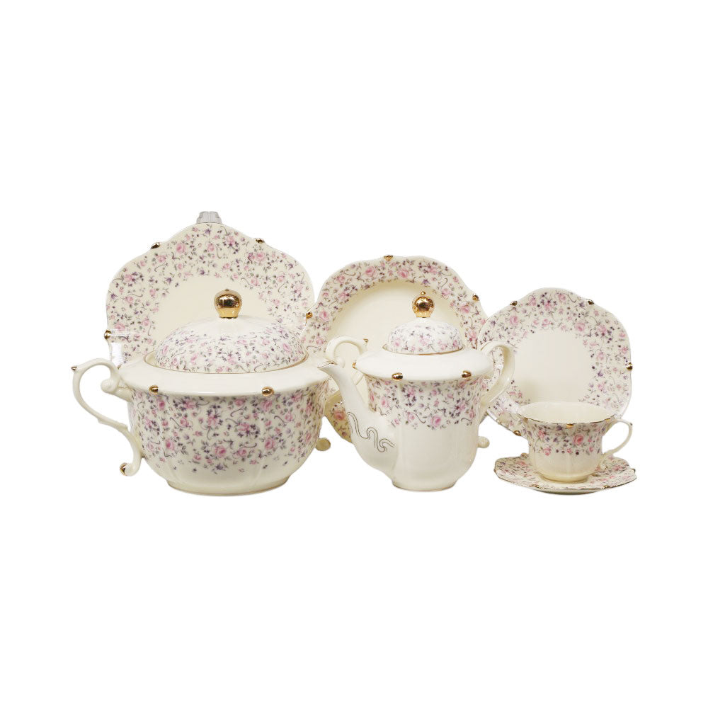 DINNER SET 75PC BONE CHINA KY6402 MS