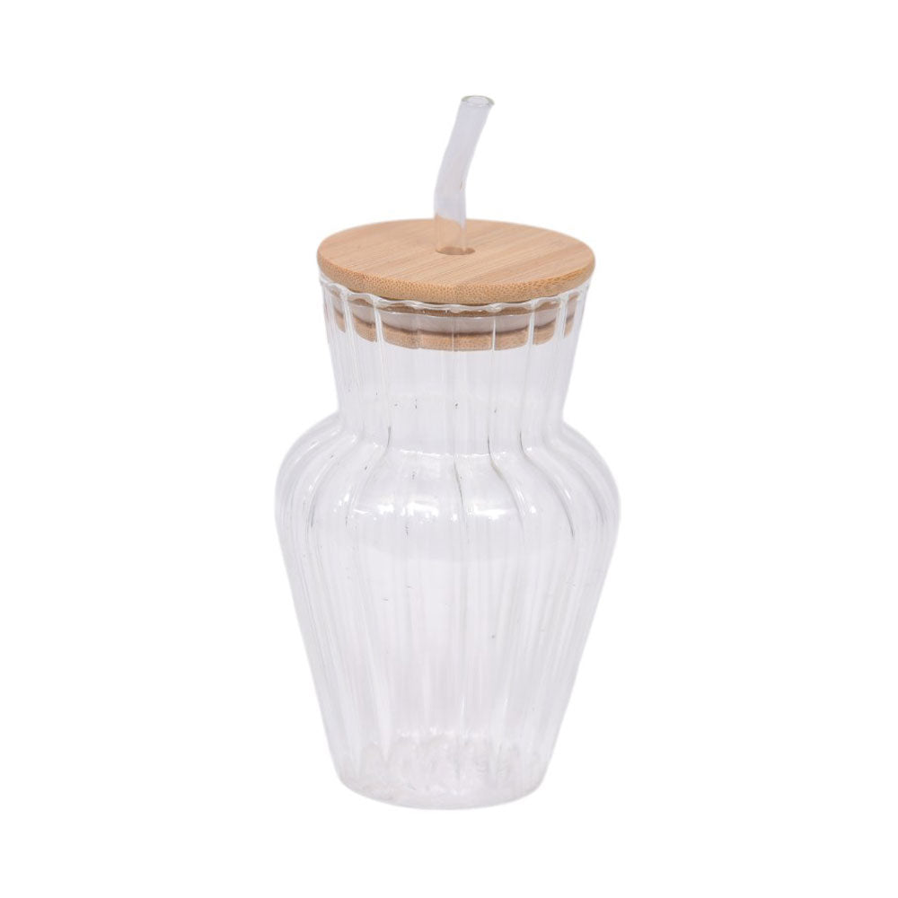 MUG WITH STRAW PUMPKIN 5-2
