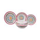 DINNER SET 53PC MELAMINE ROUND 142100C