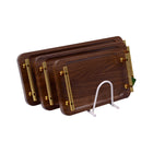 TRAY SET 3PC WOODEN IR 981-1
