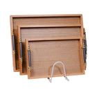 TRAY SET 3PC WOODEN IR 981-16