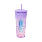 MUG WITH STRAW ACRYLIC IR LLB200010/W29-31