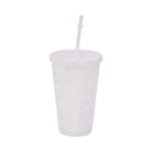 MUG WITH STRAW ACRYLIC IR PG220058/W45-49
