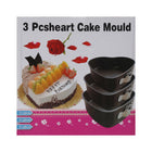 CAKE PAN SET 3PC IR HEART R140-149