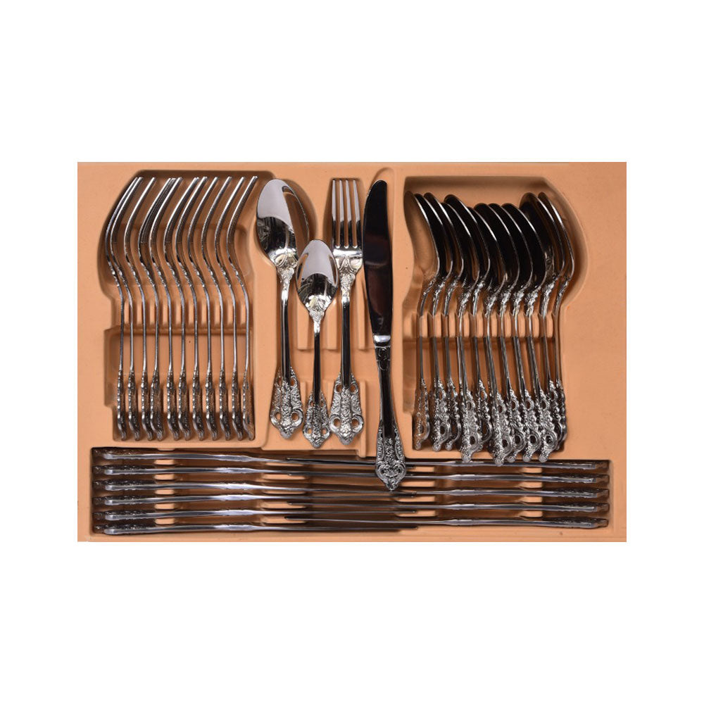 CUTLERY SET 72PC IR SILVER K1-20