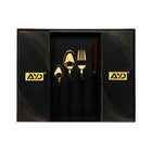 CUTLERY SET 24PC AYD 16919-7 BLACK ST