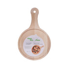 PIZZA SERVING TRAY WOODEN IR K6379