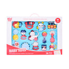 BA2414 BABY HAND BELL RATTLE SET IR 14PCS