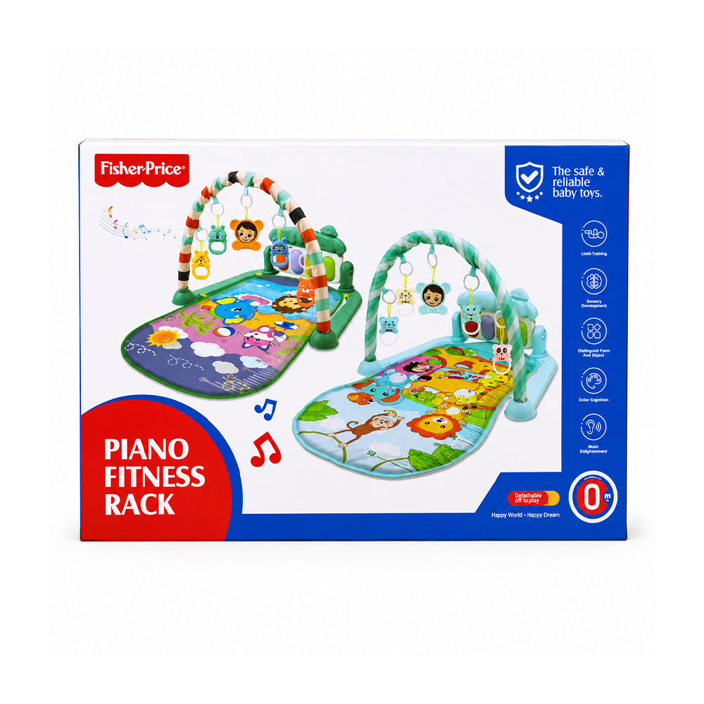 66884 MULTI FUNCTION PIANO PLAY GYM LIGHT GREEN