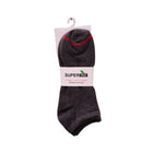 SUPER TAG LOW CUT SOCKS PLAIN CHRCOL GREY P3