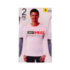 MEN HEAT-32 WARMER SHIRT P-2 GRY/WHT S (IR)