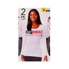 LADIES HEAT-32 WARMER SHIRT P-2 GRY/WHT S (IR)
