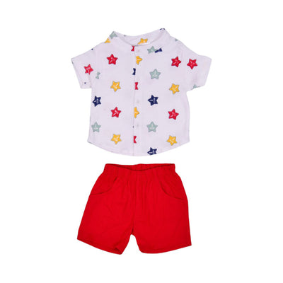 BOYS S/S 2PC KNICKER SUIT MZW-25 0-3M 247-045 THAI