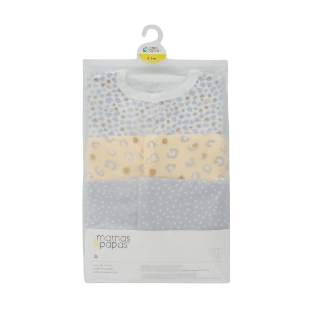 GIRLS L/S 3PC SLEEP SUIT MZS-25 0-3M M&P0331
