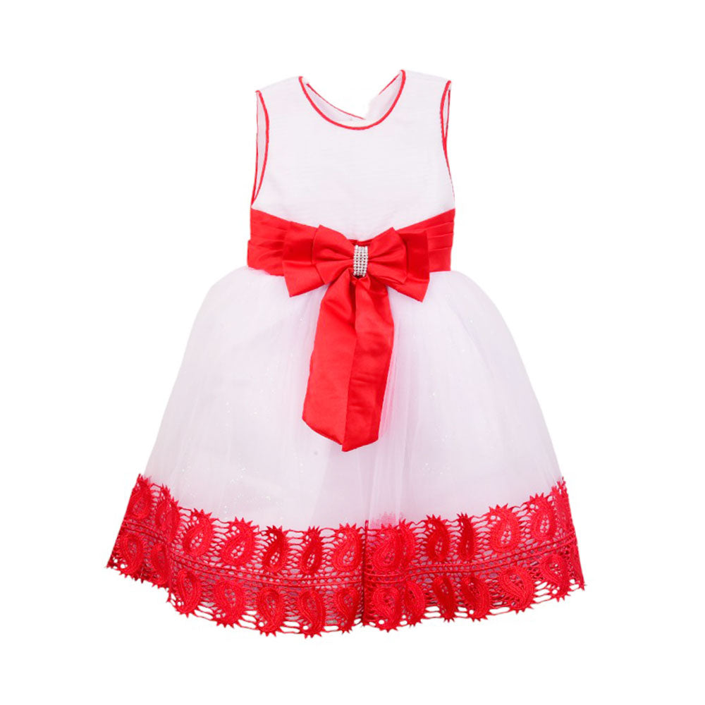 GIRLS S/L FANCY FROCK MZS-25 A14 W.G