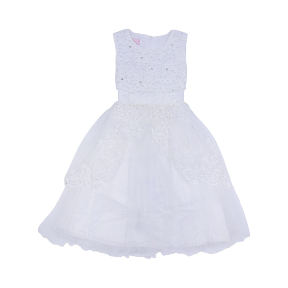 GIRLS S/L FANCY FROCK MZS-25 9-10 YEAR W2044R M.G