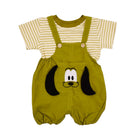 BOY S/S 2PC ROMPER MZS-25 12-18M GS-10 W/G