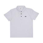 BOY S/S POLO T-SHIRT BRANDED WHITE MZS-25 5-6 YEAR 9031 M/G