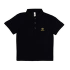 BOY S/S POLO T-SHIRT BRANDED BLACK MZS-25 3-4 YEAR 7095 M/G