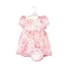 GIRLS CAP SLEEVE FANCY FROCK WITH PURSE IR-25 VA542